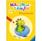 Ravensburger Malen nach Zahlen ab 3 Jahren- 24 Motive - Malheft für Kinder - Nummerierte Ausmalfelder