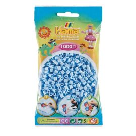 Hama® Bügelperlen midi Beutel 1.000Stück pastell-eisblau.