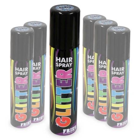FRIES - Hairspray GLITTER silber, 100 ml