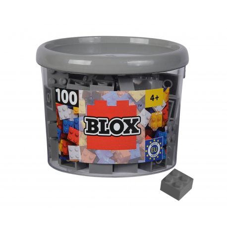 Blox 100 graue 4er Steine in Dose