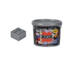 Blox 100 graue 4er Steine in Dose