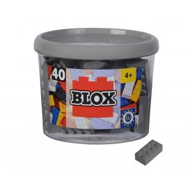 Blox 40 graue 8er Steine in Dose