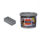Blox 40 graue 8er Steine in Dose