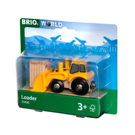 33436 BRIO Frontlader mit Magnetladung