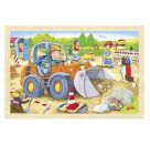 Einlegepuzzle Baustelle