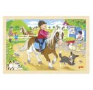 Einlegepuzzle Ponyhof