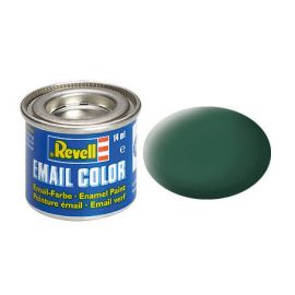 dunkelgrün, matt 14 ml-Dose, Revell Modellbau-Farbe auf Kunstharzbasis