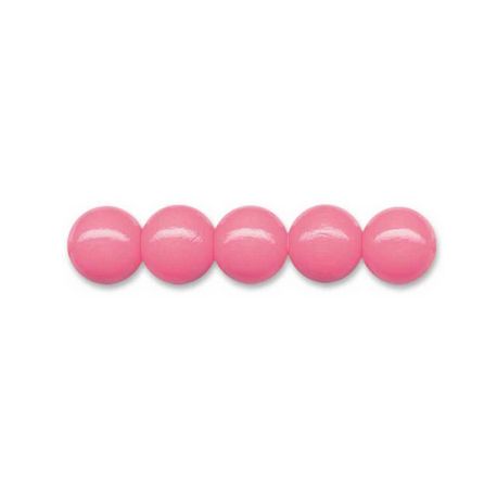 Holzperlen rosa, 6mm