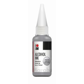 Marabu Alcohol Ink, Metallic-Silber 782, 20 ml