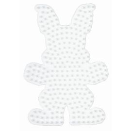 Hama®Stiftplatte Häschen für Bügelperlen.