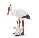 Papo 50159 Storch mit Storchjunges