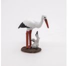 Papo 50159 Storch mit Storchjunges