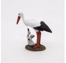 Papo 50159 Storch mit Storchjunges