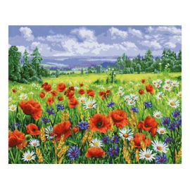 Malen nach Zahlen - Blumenwiese