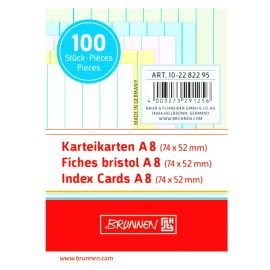 Karteikarten A8 lin.sort