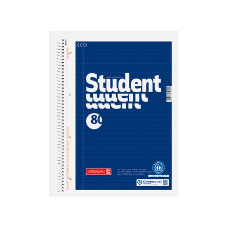 Collegeblock A4 lin 80Bl RCP Blauer