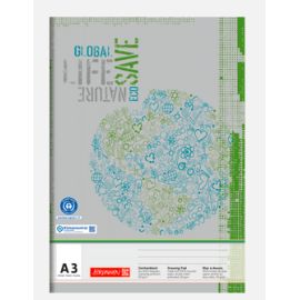 Zeichenblock A3 100g Recyclin