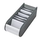 Karteibox  A8 100 gef. grau