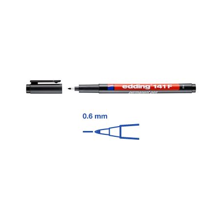 e-141 F permanent pen schwarz