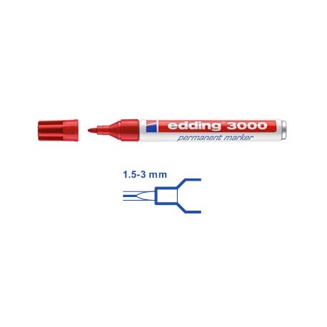 e-3000 perm.marker, rot