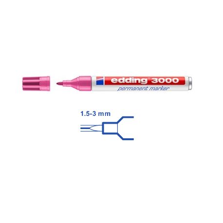 e-3000 perm.marker, pink