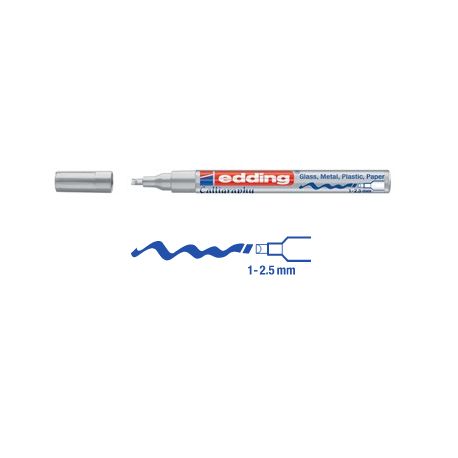 e-753 Glanzlack-Marker silber