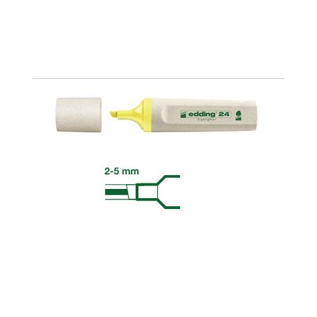 e-24 EcoLine Textmarker gelb