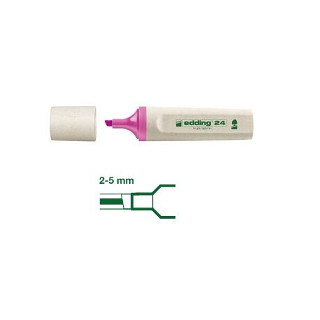 e-24 EcoLine Textmarker rosa