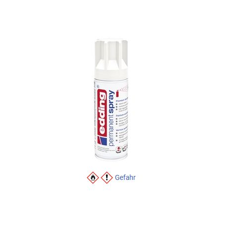 Pastell Permanent Spray weiß