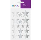 Sticker Sterne, silberfarben