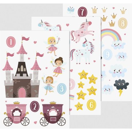 Fenstersticker Zählen