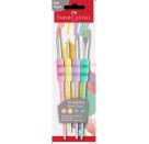 Pinsel 4er Pastell, Softgriff