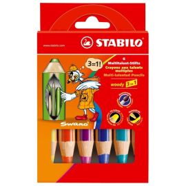 Multi-talented pencil STABILO® woody 3 in 1 walletMultitalent-Stift STABILO® woody 3 in 1 Etui