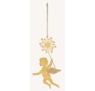 Engel z. Hängen gold 22cm