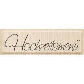 Stempel Hochzeitsmenü