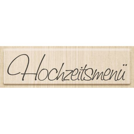 Stempel Hochzeitsmenü