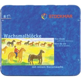 8 Wachsfarbblöcke Stockmar