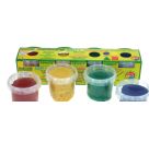 ökoNorm Soft-Knete nawaro, 4er Set A - rot, gelb, grün, blau