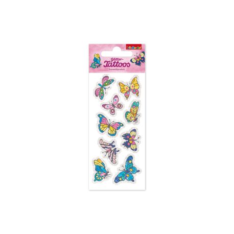 Glitter-Tattoo Schmetterlinge