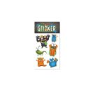 Glitter-Sticker, Monster