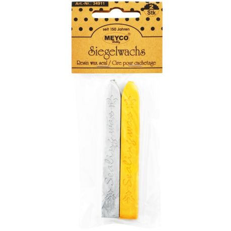 Siegelwachs Gold & Silber