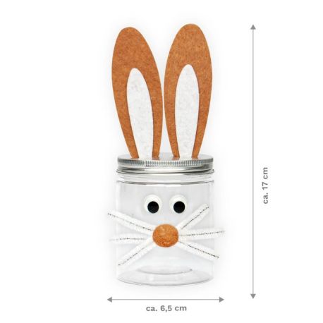 LITTLE SWEET THINGS Hasen-Dosen zum Basteln, Befüllen & Verschenken, 2-fach sort
