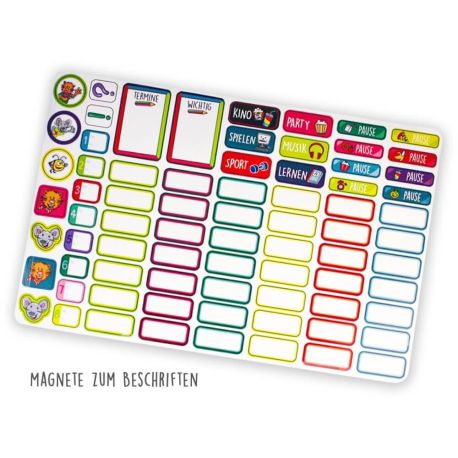 ABC SPASS Do-It-Yourself Magnet-Stundenpan sortiert (1 Stück)