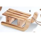 Mini Schlitten hlbraun, 7x3,6