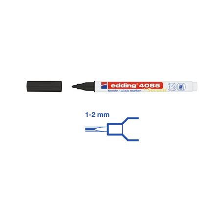 e-4085 Kreidemarker, schwarz