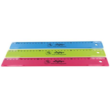 Lineal 30cm f. Linkshänder (Farbe nicht auswählbar)