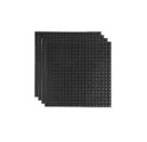 Open Bricks Baseplate 20x20 Black, 4 Stück