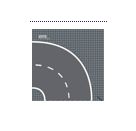 Open Bricks Streetplate 32x32 curve, 1 Stück
