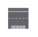 Open Bricks Streetplate 32x32 turn, 1 Stück