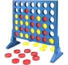 4 gewinnt, Strategiespiel für 2 Spieler, 4 gewinnt Rasterwand, 4 in einer Reihe, Spiel für Kinder ab 6